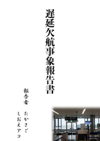 遅延欠航事象報告書