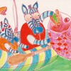 福津絵本「しまうまとうさんの ふなづり」