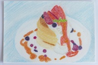 直筆ポストカード パンケーキ