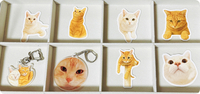 猫シール&キーホルダー
