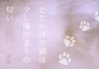 とじかけの猫は少し陽だまりの匂い