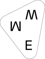 Mewロゴステッカー