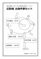 幻影城 出身作家セット(雑誌記事索引データリスト)
