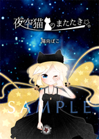 【旧作につき残部僅少】イラスト詩集『夜空猫のまたたき』