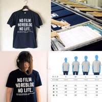 No Film No Reblog No life Tシャツ