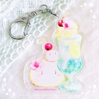 けしゃらんぱしゃらんアクリルキーホルダー
