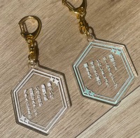 短歌アクリルキーホルダー