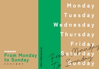 From Monday To Sunday