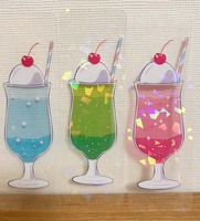 クリームソーダしおり