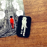 つげ義春缶バッジねじ式