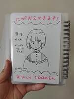 にがおえかきます