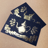 アラビア語 金の箔押しThank you ティーセットカード