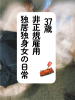 37歳 非正規雇用 独居独身女の日常(仮)