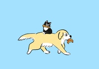 犬と猫 パンをぬすんだ日