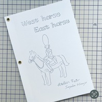 『西の馬 東の馬   West horse   East horse』