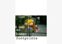 as human footprints