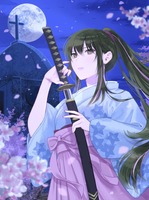 戯曲『緋色の桔梗』細川ガラシャの転生者 坂井千代ポストカード