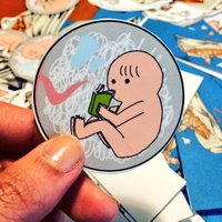 破酔ステッカー