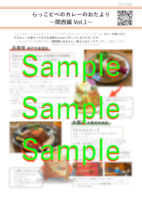 らっこピペのカレーのおたより関西編Vol.1