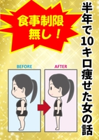 食事制限なし!半年で10キロ痩せた女の話