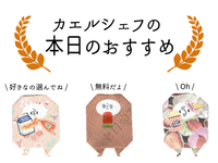 カエルシェフの本日のおすすめ