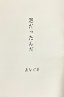 泡だったんだ