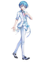 shiori白スーツ衣装アクリルスタンド