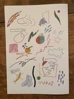 ノートの端に描いたらくがきタトゥーシール