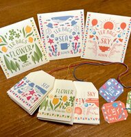 紅茶のティーバッグみたいな豆本