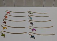 イルカチャーム付ブックマーカー