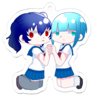 優美と柚綺アクリルキーホルダー