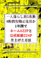 一人暮らし週5出勤8時間労働正社員が1年間でネーム622Pと完成原稿224P仕上げる方法