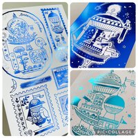 箔押しポストカード